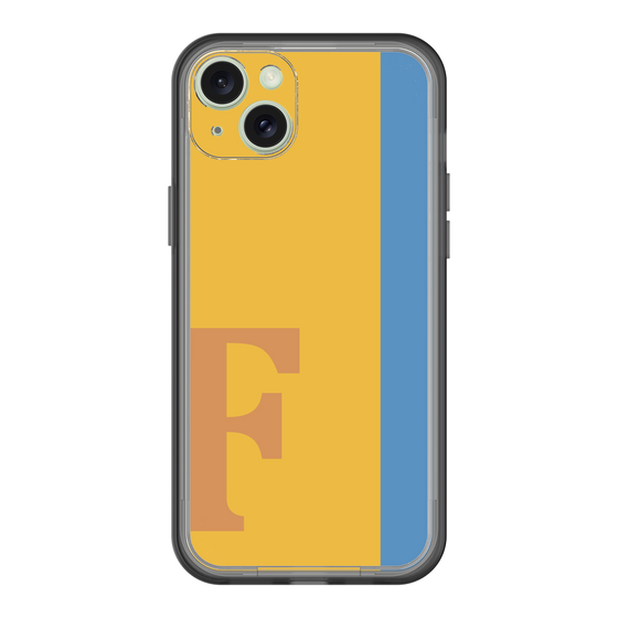 スリムプロテクションプレミアムケース［ オリジナル - initial color line - F orange ］