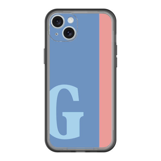 スリムプロテクションプレミアムケース［ オリジナル - initial color line - G blue ］