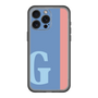 スリムプロテクションプレミアムケース［ オリジナル - initial color line - G blue ］