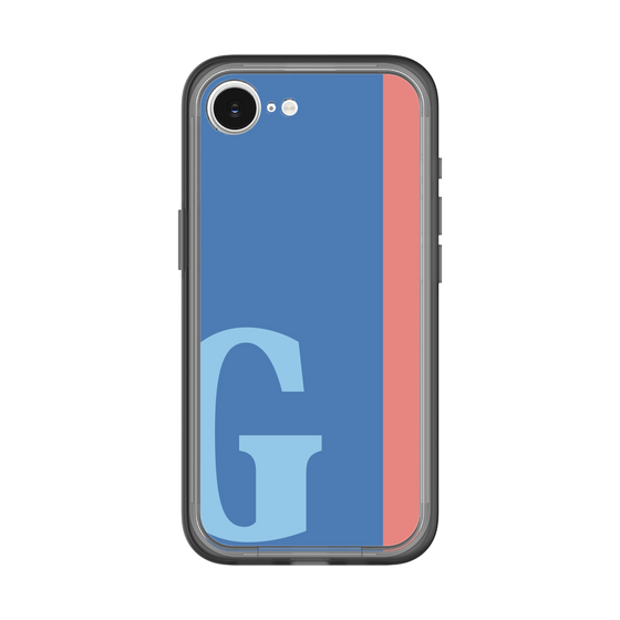 スリムプロテクションプレミアムケース［ オリジナル - initial color line - G blue ］