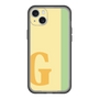 スリムプロテクションプレミアムケース［ オリジナル - initial color line - G yellow ］