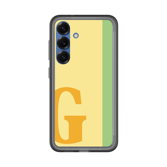 スリムプロテクションプレミアムケース［ オリジナル - initial color line - G yellow ］