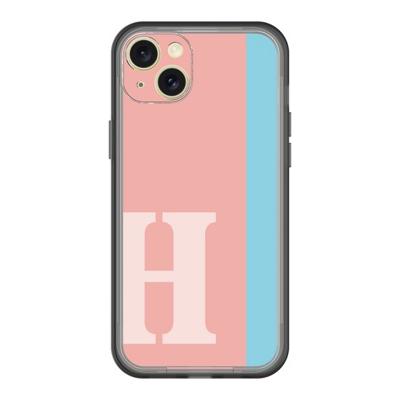 スリムプロテクションプレミアムケース［ オリジナル - initial color line - H pink ］