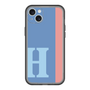 スリムプロテクションプレミアムケース［ オリジナル - initial color line - H blue ］