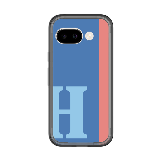 スリムプロテクションプレミアムケース［ オリジナル - initial color line - H blue ］