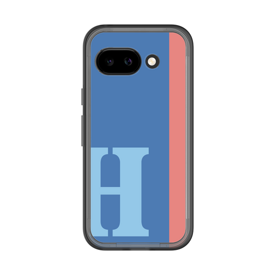 スリムプロテクションプレミアムケース［ オリジナル - initial color line - H blue ］