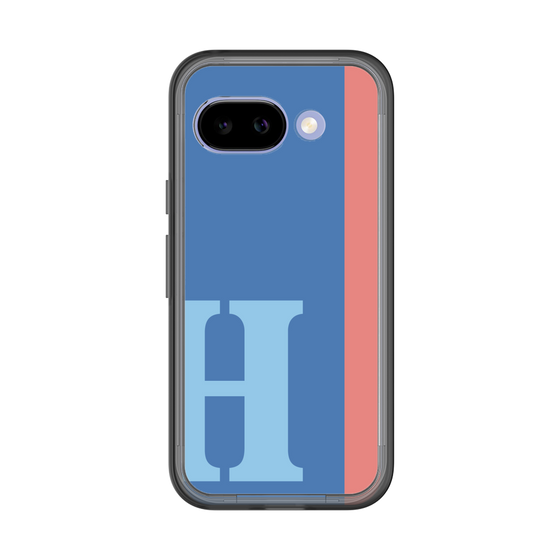 スリムプロテクションプレミアムケース［ オリジナル - initial color line - H blue ］