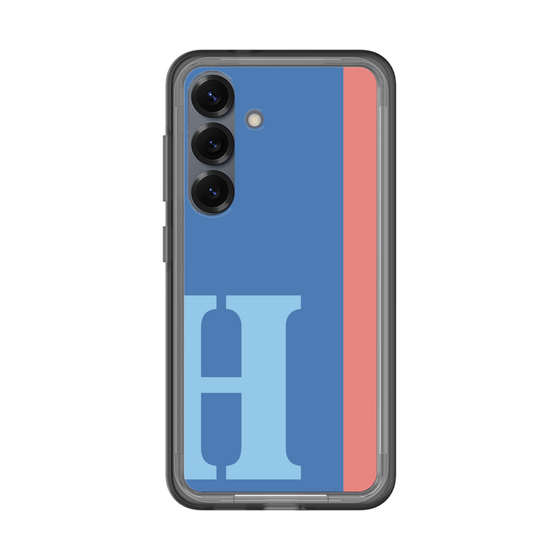スリムプロテクションプレミアムケース［ オリジナル - initial color line - H blue ］