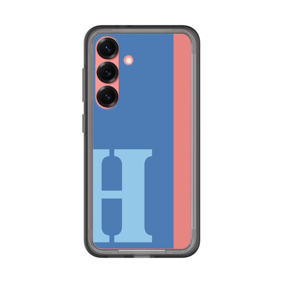 スリムプロテクションプレミアムケース［ オリジナル - initial color line - H blue ］