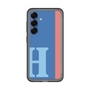スリムプロテクションプレミアムケース［ オリジナル - initial color line - H blue ］