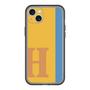 スリムプロテクションプレミアムケース［ オリジナル - initial color line - H orange ］
