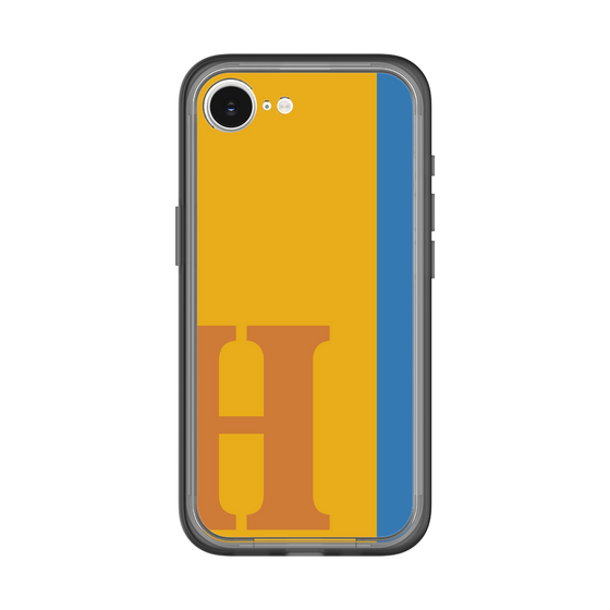 スリムプロテクションプレミアムケース［ オリジナル - initial color line - H orange ］