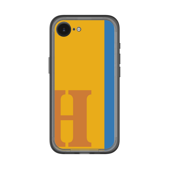 スリムプロテクションプレミアムケース［ オリジナル - initial color line - H orange ］