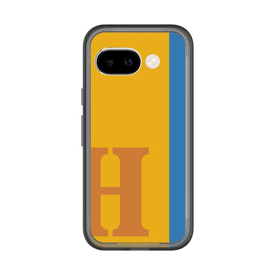 スリムプロテクションプレミアムケース［ オリジナル - initial color line - H orange ］
