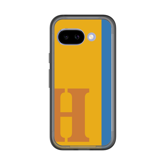 スリムプロテクションプレミアムケース［ オリジナル - initial color line - H orange ］
