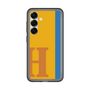スリムプロテクションプレミアムケース［ オリジナル - initial color line - H orange ］