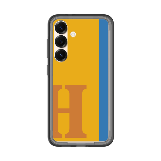 スリムプロテクションプレミアムケース［ オリジナル - initial color line - H orange ］
