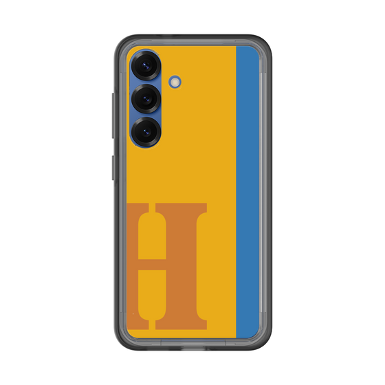 スリムプロテクションプレミアムケース［ オリジナル - initial color line - H orange ］