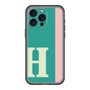 スリムプロテクションプレミアムケース［ オリジナル - initial color line - H green ］