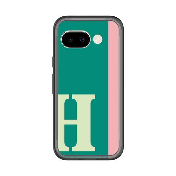 スリムプロテクションプレミアムケース［ オリジナル - initial color line - H green ］