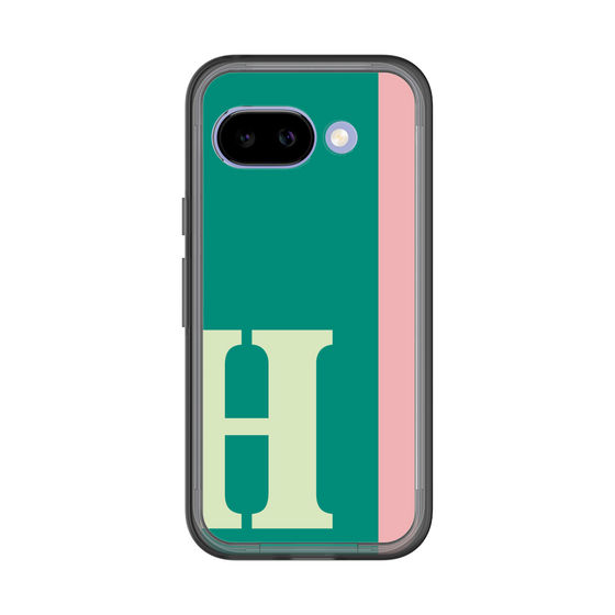 スリムプロテクションプレミアムケース［ オリジナル - initial color line - H green ］