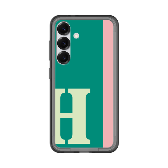 スリムプロテクションプレミアムケース［ オリジナル - initial color line - H green ］