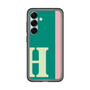 スリムプロテクションプレミアムケース［ オリジナル - initial color line - H green ］
