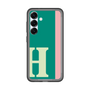 スリムプロテクションプレミアムケース［ オリジナル - initial color line - H green ］