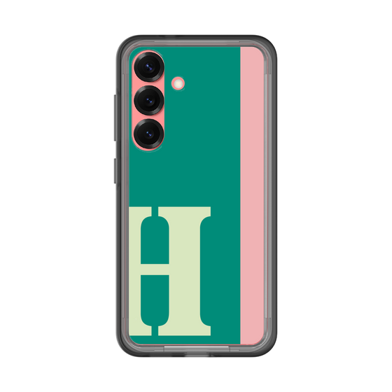 スリムプロテクションプレミアムケース［ オリジナル - initial color line - H green ］