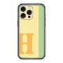 スリムプロテクションプレミアムケース［ オリジナル - initial color line - H yellow ］
