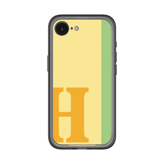 スリムプロテクションプレミアムケース［ オリジナル - initial color line - H yellow ］