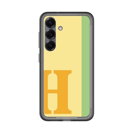 スリムプロテクションプレミアムケース［ オリジナル - initial color line - H yellow ］