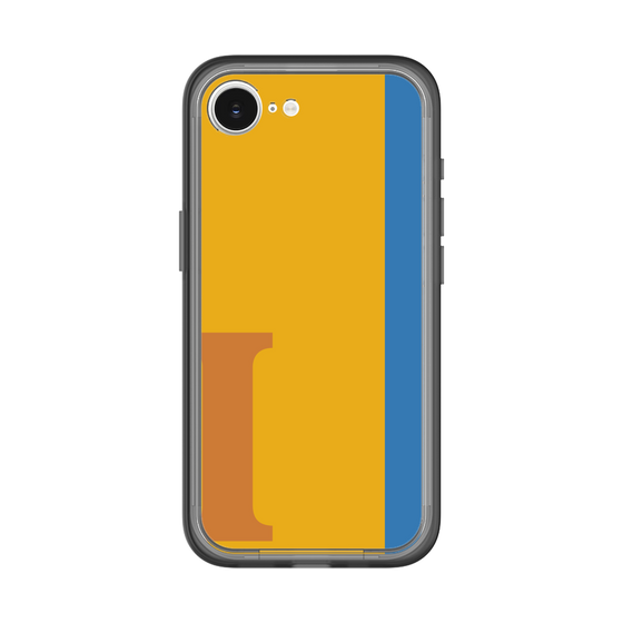 スリムプロテクションプレミアムケース［ オリジナル - initial color line - I orange ］