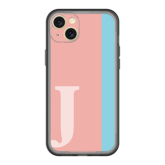 スリムプロテクションプレミアムケース［ オリジナル - initial color line - J pink ］