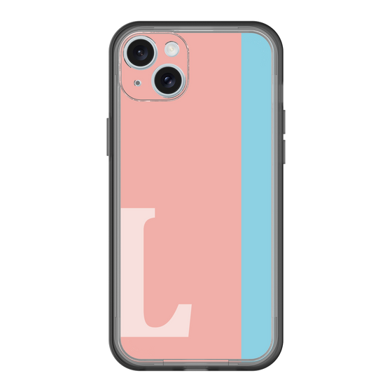スリムプロテクションプレミアムケース［ オリジナル - initial color line - L pink ］