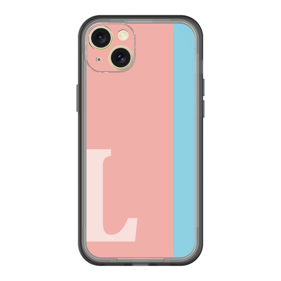 スリムプロテクションプレミアムケース［ オリジナル - initial color line - L pink ］