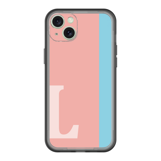 スリムプロテクションプレミアムケース［ オリジナル - initial color line - L pink ］