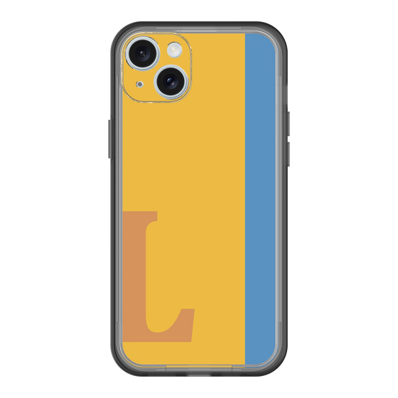 スリムプロテクションプレミアムケース［ オリジナル - initial color line - L orange ］