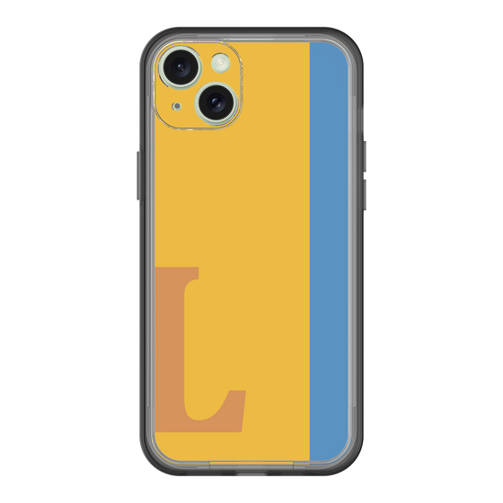スリムプロテクションプレミアムケース［ オリジナル - initial color line - L orange ］