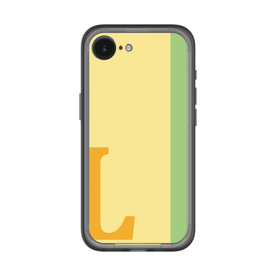 スリムプロテクションプレミアムケース［ オリジナル - initial color line - L yellow ］