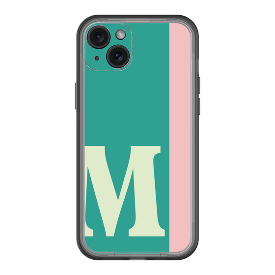 スリムプロテクションプレミアムケース［ オリジナル - initial color line - M green ］