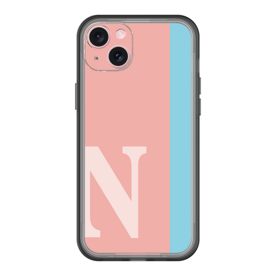 スリムプロテクションプレミアムケース［ オリジナル - initial color line - N pink ］