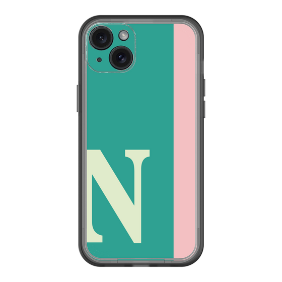 スリムプロテクションプレミアムケース［ オリジナル - initial color line - N green ］