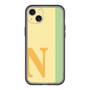 スリムプロテクションプレミアムケース［ オリジナル - initial color line - N yellow ］