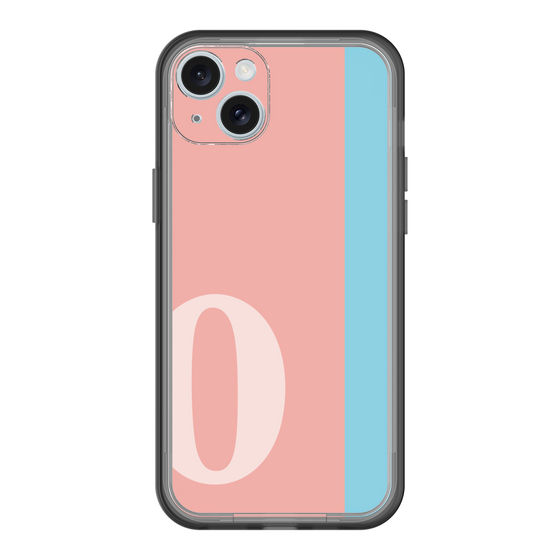 スリムプロテクションプレミアムケース［ オリジナル - initial color line - O pink ］