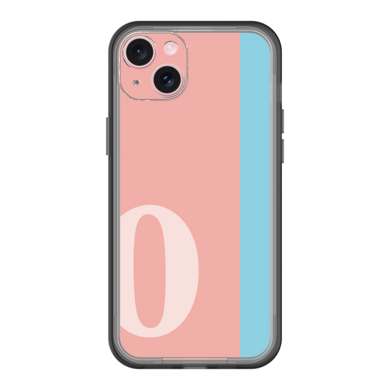 スリムプロテクションプレミアムケース［ オリジナル - initial color line - O pink ］