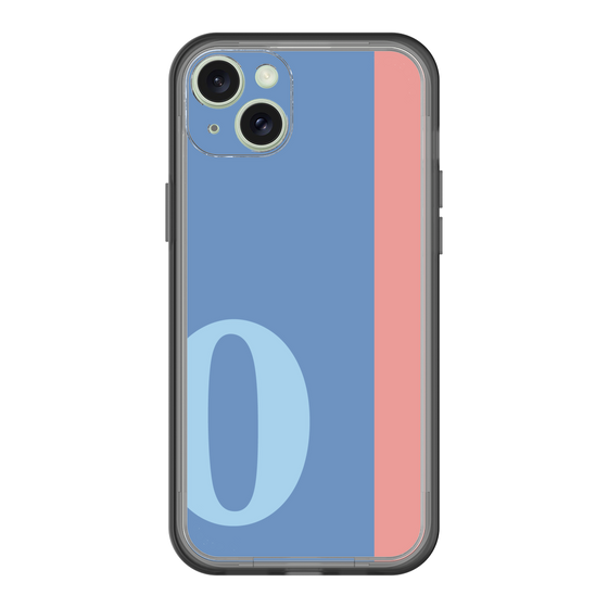 スリムプロテクションプレミアムケース［ オリジナル - initial color line - O blue ］