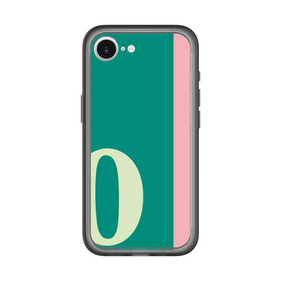 スリムプロテクションプレミアムケース［ オリジナル - initial color line - O green ］