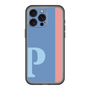 スリムプロテクションプレミアムケース［ オリジナル - initial color line - P blue ］