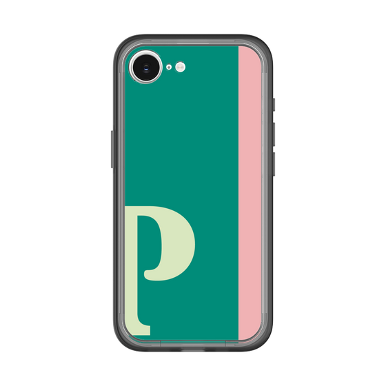 スリムプロテクションプレミアムケース［ オリジナル - initial color line - P green ］